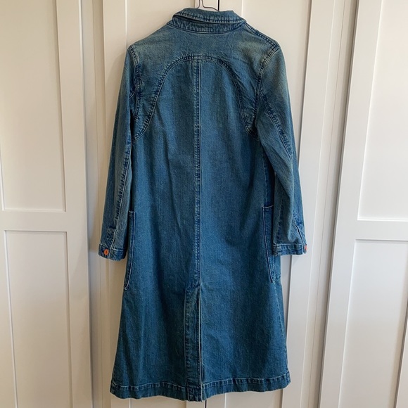 Anthropologie denim trench coat size sm NWT - Picture 4 of 8